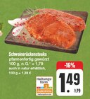 Aktuelles Schweinerückensteaks Angebot bei EDEKA in Fürth ab 1,49 €