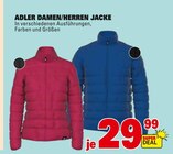 DAMEN/HERREN JACKE Angebote von ADLER bei Marktkauf Ravensburg für 29,99 €