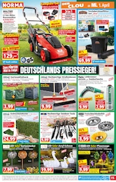 Akku Rasenmäher Angebot im aktuellen Norma Prospekt auf Seite 16