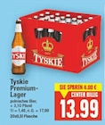 Tyskie Premium-Lager von  im aktuellen E center Prospekt für 13,99 €