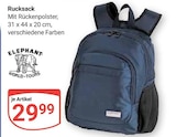 Rucksack Angebote von Elephant World Tours bei GLOBUS Leipzig für 29,99 €