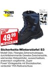 Sicherheits-Winterstiefel S3 von Triuso im aktuellen bauSpezi Prospekt