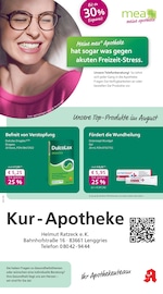 Aktueller mea - meine apotheke Apotheken Prospekt in Wackersberg und Umgebung, "Unsere August-Angebote" mit 4 Seiten, 01.08.2025 - 31.08.2025