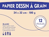 Pochette dessin blanc 12 feuilles ou calque 12 feuilles dans le catalogue Lidl