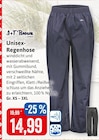 Kaufhaus Stolz Zempin - Unisex-Regenhose Angebot im Prospekt Unisex-Regenhose bei Kaufhaus Stolz im Zempin Prospekt für 14,99 €