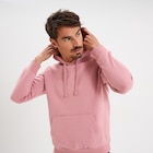 Sweat molleton à capuche hoodie vieux rose homme en promo chez La Halle Sweat molleton à capuche hoodie vieux rose homme dans le catalogue La Halle