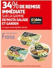 34% de remise immédiate sur la gamme de pasta salade et garden - Sodebo en promo chez Auchan Supermarché Béziers