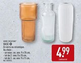 Vase - HOME CREATION en promo chez Aldi Villeurbanne à 4,99 €