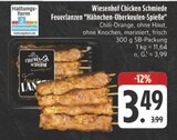 Feuerlanzen 'Hähnchen-Oberkeulen-Spieße' Angebote von Wiesenhof Chicken Schmiede bei E center Erlangen für 3,49 €