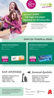 Aktueller mea - meine apotheke Prospekt "Unsere Oktober-Angebote" Seite 1 von 4 Seiten für Sagard
