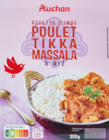 POULET TIKKA MASSALA & RIZ AUCHAN - AUCHAN en promo chez Auchan Hypermarché POULET TIKKA MASSALA & RIZ AUCHAN - AUCHAN dans le catalogue Auchan Hypermarché