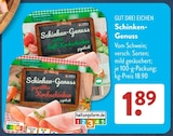Schinken-Genuss im Angebot bei ALDI SÜD in Wesel Schinken-Genuss Angebote von GUT DREI EICHEN bei ALDI SÜD Wesel für 1,89 €