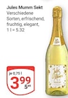 Jules Mumm im Angebot bei GLOBUS in Bad Homburg Jules Mumm Angebote bei GLOBUS Bad Homburg für 3,99 €