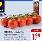 Herzstücke Mini Rispentomaten Angebote von EDEKA bei EDEKA Weinheim für 1,99 €