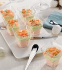 Promo Verrines Duo Saumon Aneth ou avocat cocktail crevettes ou tomates marinées St Jacques à 6,99 € dans le catalogue Super U à Saumur