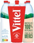 Eau minérale naturelle - VITTEL - Colruyt à Besançon Eau minérale naturelle - VITTEL en promo chez Colruyt Besançon à 2,34 €