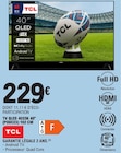TV QLED 40S5K 40" - TCL en promo chez E.Leclerc Saint-Herblain à 229,00 €