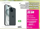 Aktuelles iPhone 15 128 GB Angebot bei Telefonladen Duderstadt in Göttingen ab 199,00 €