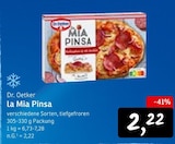 la Mia Pinsa von Dr. Oetker im aktuellen Konsum Prospekt für 2,22 €