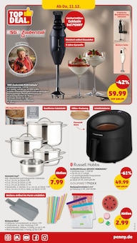 Kochtopf Angebot im Penny Prospekt, gültig von 12.12.2025 bis 14.12.2025 Kochtopf Angebot im aktuellen Penny Prospekt auf Seite 34