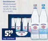 Mineralwasser im Angebot bei Getränkewelt in Wuppertal Mineralwasser Angebote von Gerolsteiner bei Getränkewelt Wuppertal für 5,99 €