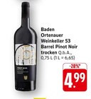 53 Barrel Pinot Noir trocken bei E center im Sachsenheim Prospekt für 4,99 €
