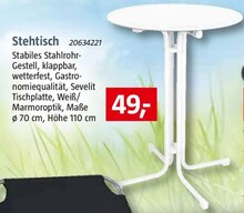 Stehtisch bei BAUHAUS in Saarbrücken Stehtisch im Angebot bei BAUHAUS Saarbrücken für 49,00 €