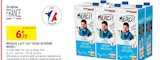 Brique Lait UHT Demi-Écrémé - Merci en promo chez Intermarché Contact Montpellier à 6,72 €
