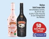 Irish Cream Likör im Angebot bei E center in Schweinfurt Irish Cream Likör Angebote von Baileys bei E center Schweinfurt