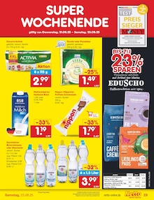 Milch im aktuellen Netto Marken-Discount Prospekt (Regensburg) Milch im Netto Marken-Discount Prospekt "Aktuelle Angebote" mit 65 Seiten (Regensburg)