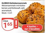 Kürbiskernsemmeln Angebote von GLOBUS bei GLOBUS Rostock für 1,65 €