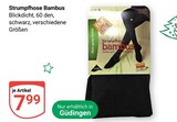 Strumpfhose Bambus Angebote von Nur Die bei GLOBUS Saarbrücken für 7,99 €