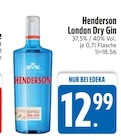 London Dry Gin im Angebot bei EDEKA in Heidenheim London Dry Gin Angebote von Henderson bei EDEKA Heidenheim für 12,99 €