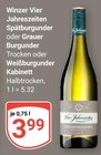 Spätburgunder im Angebot bei GLOBUS in Maintal Spätburgunder Angebote von Winzer Vier Jahreszeiten bei GLOBUS Maintal für 3,99 €