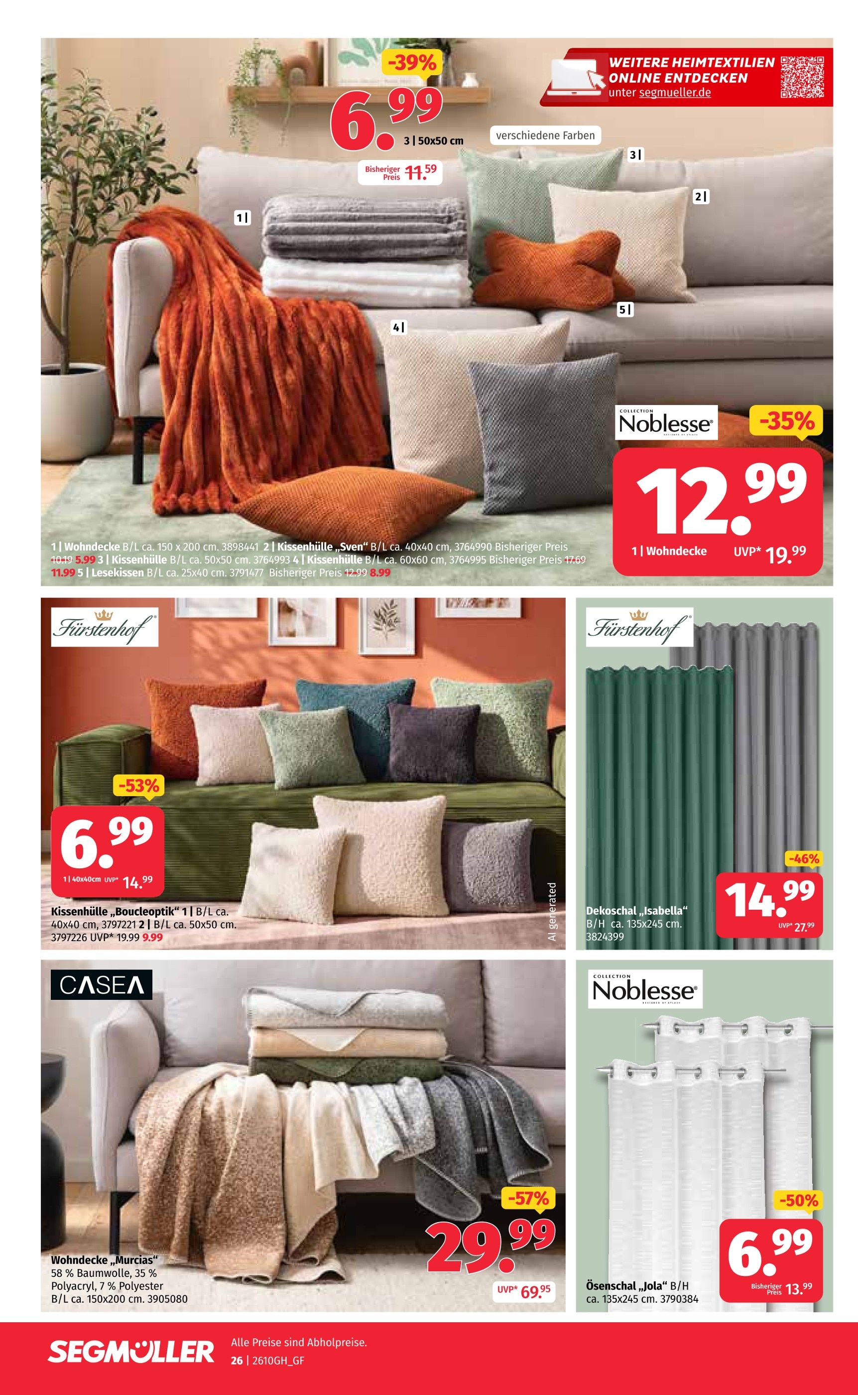 TEDi Kissenbezug: Angebote & Preise im Prospekt vergleichen!