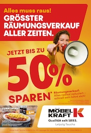 Aktueller Möbel Kraft Prospekt (Brandis) Möbel Kraft Prospekt mit 1 Seiten (Brandis)