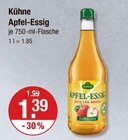 Apfel-Essig von Kühne im aktuellen V-Markt Prospekt für 1,39 €