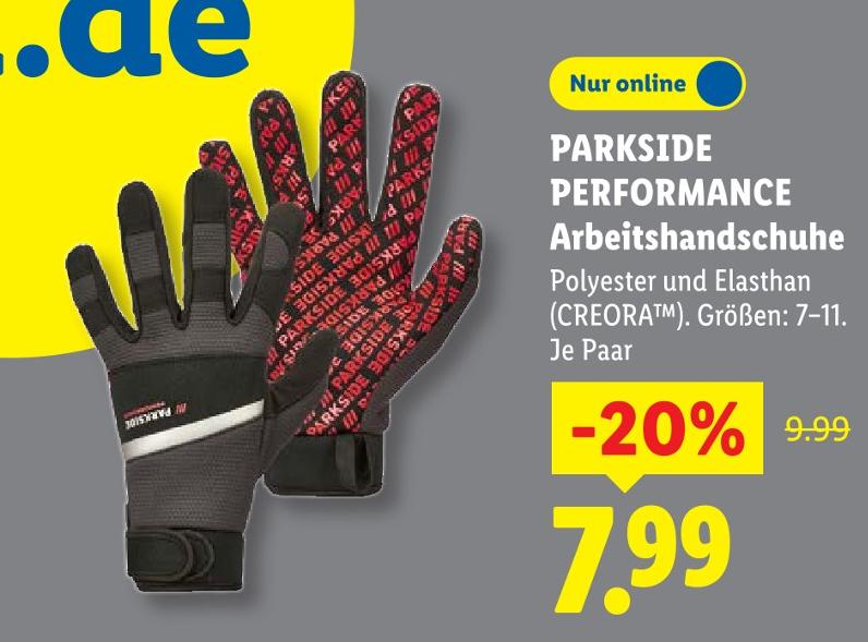 Performance Arbeitshandschuhe