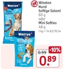 Hund Saftige Salami Angebote von Winston bei Rossmann Heidenheim für 0,89 €