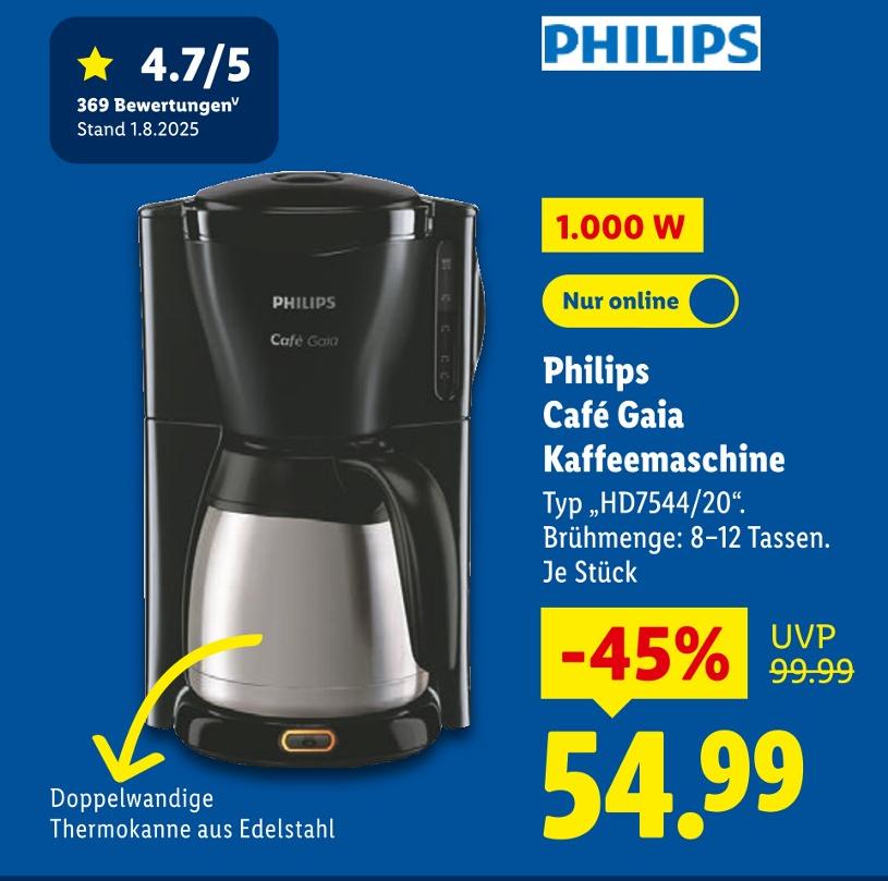 Café Gaia Kaffeemaschine
