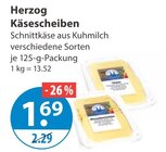 Käsescheiben von Herzog im aktuellen V-Markt Prospekt für 1,69 €