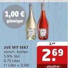 Aktuelle Sekt Angebote bei Getränke Quelle WVG in Magdeburg Aktuelles Jive mit Sekt Angebot bei Getränke Quelle WVG in Magdeburg ab 2,69 €