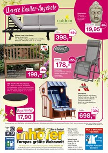 Bett im Möbel Inhofer Prospekt "IHR WOHLFÜHLORT UNTER FREIEM HIMMEL" mit 24 Seiten (Reutlingen)