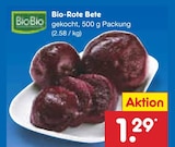 Wurzelgemuese im Netto Marken-Discount Prospekt Bio-Rote Bete von BioBio im aktuellen Netto Marken-Discount Prospekt für 1,29 €