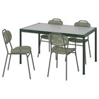 Tisch und 4 Stühle für draußen dunkelgrün/grün bei IKEA im Solingen Prospekt für 295,00 €