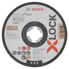 Disques X Lock à tronçonner pour acier inoxydable 125mm x 1 x 22,23mm, lot de 10 - BOSCH en promo chez Screwfix Metz à 9,99 €