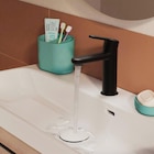 Mitigeur de lavabo noir M, Easy, SENSEA - SENSEA en promo chez Leroy Merlin Lorient à 50,91 €