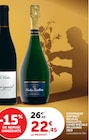 Champagne AOP Brut Cuvée Spéciale Millésimée 2019 - Nicolas Feuillatte - U Express à Redon Champagne AOP Brut Cuvée Spéciale Millésimée 2019 - Nicolas Feuillatte en promo chez U Express Redon à 22,45 €