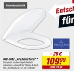 WC-Sitz 'Architectura' bei toom Baumarkt im Taunusstein Prospekt für 109,99 €