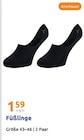 Damenbekleidung im Action Prospekt Füßlinge im aktuellen Action Prospekt für 1,59 €